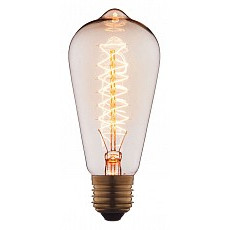 Лампа накаливания loft it edison bulb e27 60Вт k 6460-ct